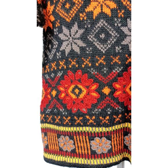 Vintage Wool Scandinavian Cardigan Sweater Women's size Large - Picture 4 of 8